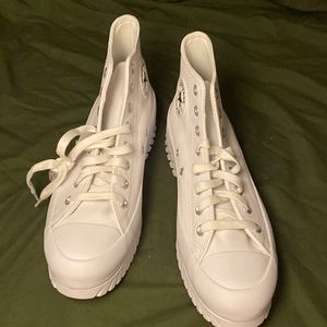 platform white converse